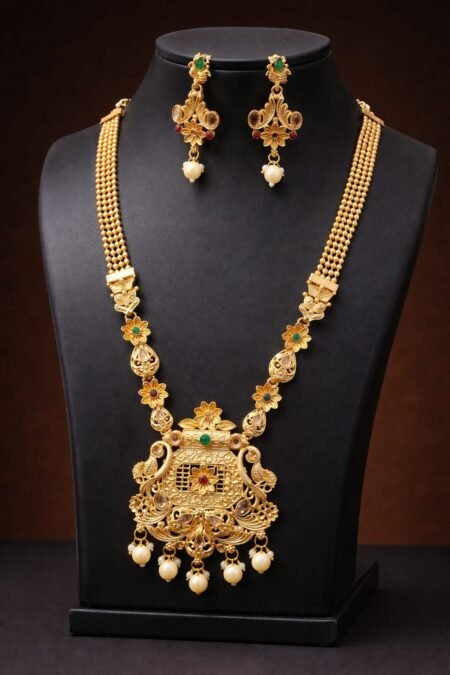 Royal Heritage Floral Temple Necklace Set